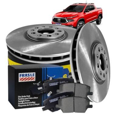 Imagem de Kit Discos HF720E + Pastilhas PD/1512 Freio Dianteiro Compatível com Toro 1.3 1.8 2.0 2.4 2017-2025