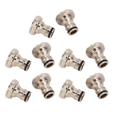 Imagem de Hyuduo Kit Adaptador de Torneira para Máquina de Lavar Louça, Latão Banhado a Zinco, Portátil, Adaptador de Pressão para Pia de Cozinha Com 10 Adaptadores, Uso Doméstico, Dormitório, Hotel