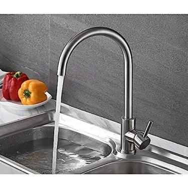 Imagem de Torneiras de cozinha de latão torneira de cozinha filtro de água potável torneira de cozinha torneira para pia de cozinha 360 água quente e fria