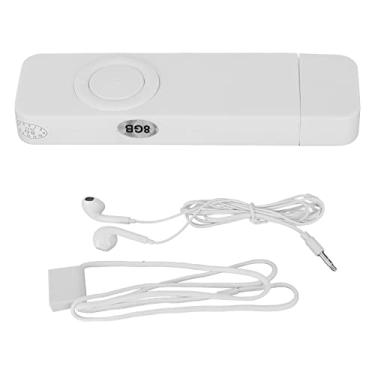Imagem de Generic Leitor de Mp3 Portátil Fino, Som Hifi Sem Perdas para Amantes de Música Com 8gb de Memória para Viajantes e Frequentadores de Academia (Branco)