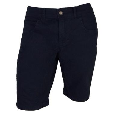 Imagem de Bermuda Sarja Masculina Ogochi Essencial Color Preta - 00352-Masculino