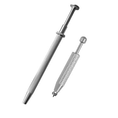 Imagem de Zonabellix Ferramenta de aperto de bola de piercing para rosqueamento interno, ferramenta de remoção de joias com rosca externa, ferramenta de parafuso para piercings de orelha, nariz, lábios, 2 peças