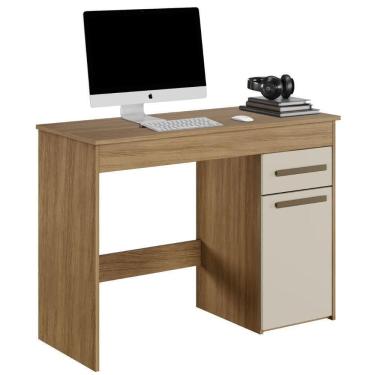 Imagem de Escrivaninha Atenas 1 Porta 1 Gaveta Cinamomo Off White Arte Móveis