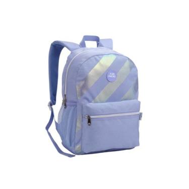 Imagem de Mochila Costas Juvenil Feminina Escolar C/ Detalhe Brilhante - Seanite