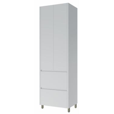 Imagem de Armário de Cozinha Paneleiro 2 Portas 2 Gavetas 100% Mdf Raissa Nesher Branco