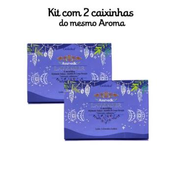 Imagem de KIT C/2 Defumadores Hindu Goloka Sabor:Palo Santo, Lavanda