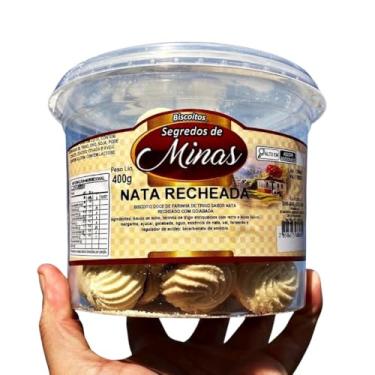 Imagem de Biscoito de Nata Recheada com Goiabada 400g - Santa Maria