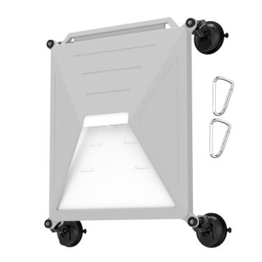 Imagem de Suporte de ventosa para carro compatível com Starlink Mini, kit de montagem por satélite 2 em 1 e capa protetora de silicone com ventosas fortes para janela de carro, teto solar, trailers, barco e