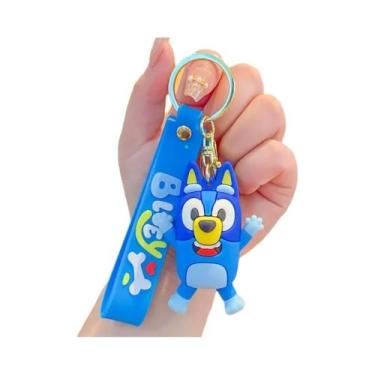 Imagem de Chaveiro De Figura Do Anime Bluey, Pingente Fofo Para Decoração De Moc