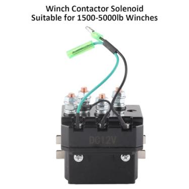 Imagem de Luqeeg Relé Solenóide do Contator de Guincho ATV UTV 1500-5000lb - Protege o Elétrico para Usuários de Interruptores Oscilantes