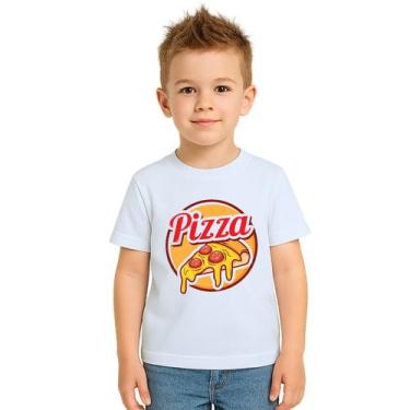 Imagem de Camiseta Amor Por Pizza Pizzaria Estampa Personalizada - UseP4, Branco