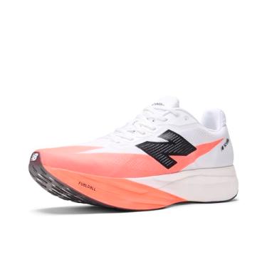 Imagem de New Balance FuelCell Supercomp Elite V5 Tênis de corrida masculino, Urgent vermelho/branco/preto, 46
