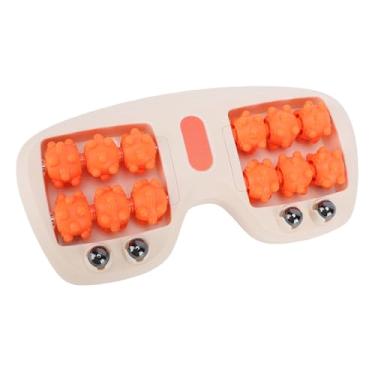 Imagem de Keenso Rolo de Massagem para Pés, Ferramenta Portátil de Reflexologia de Acupressão Dupla Com Design Leve e Resistente para Escritório Doméstico e Uso Em Viagens (Laranja)