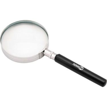 Imagem de Lupa 4x 65mm cromado cabo plástico - Nove54