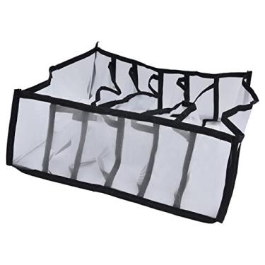 Imagem de GLOGLOW Caixa de Armazenamento de Sutiãs de Malha Caddy, Organizador Dobrável para Roupas íntimas, Calcinhas e Meias, Nylon, Economizador de Espaço para Suprimentos de Armazenamento Doméstico e de