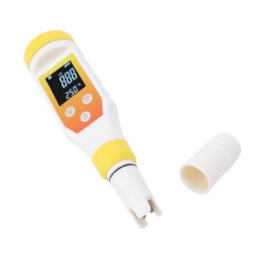 Imagem de Jiawu Testador Digital de Qualidade da água Com Display Retroiluminado para Medição de Temperatura de Salinidade Orp de Hidrogênio, Medidor de Ph Ce Tds para Entusiastas da Saúde