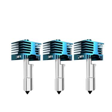 Imagem de Bocal de aço endurecido hotend, compatível com bambu lab h2d/h2s/p2s, cabeça de impressão extrusora combo peça de impressora 3d(444)