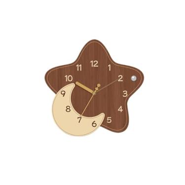 Imagem de Relógio de parede Wall Clock for Living Room Silent Art for Home Decor -No Drilling Required Sem tique-taque(Grande)