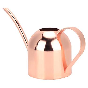Imagem de Cocoarm 500ml Regador de Plantas Em Aço Inoxidável, Jarro de Água Com Bico Longo para Plantas Internas e Externas, Alça Ergonômica, Bico Longo para Regar 22x9x9cm (Rose Gold)