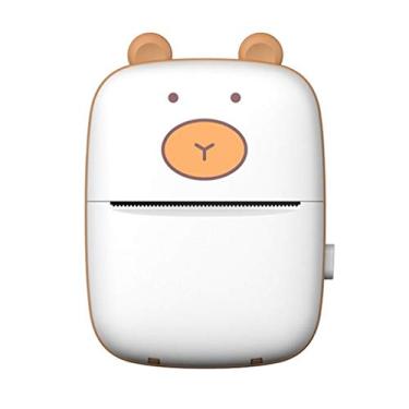 Imagem de WGLAKJ Mini impressora de bolso inteligente portátil BT conexão impressora bolso bonito impressão foto impressão notas de etiqueta (sem papel térmico)