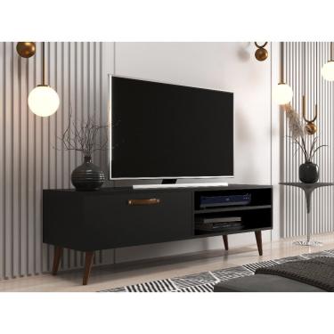 Imagem de Rack para TV ate 55 Polegadas 1 Porta com Pes Miami J Carvalho