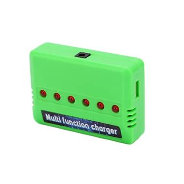 Imagem de KIMISS Carregador de Bateria de Lítio RC 3.7V para Aeronaves, Suporta 6 Baterias Simultaneamente, Cabe Nos Modelos X5HW, X5A-1, X5HC, X15, X21, Design Portátil para Viagens