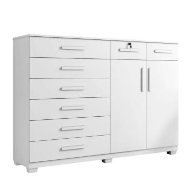 Imagem de Cômoda de Quarto New Triunfo Branca 1,48m - Benetil Móveis