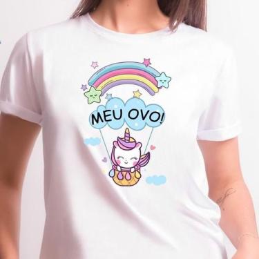Imagem de Camiseta Unicornio MEU OVO - Coleção Unicórnio Indiscreto ZLprint