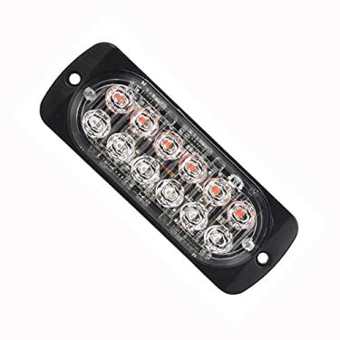 Imagem de Sinal de Emergência Carro Caminhão LED Flash Light Laranja Grelha Quebra Faróis Nevoeiro Acessório Para Veículos SUV Suprimentos