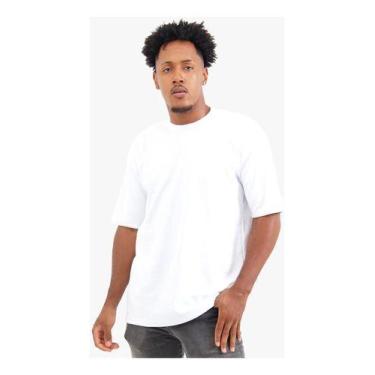 Imagem de Camiseta Oversized Streetwear 100% Algodão Reforço Superior - Hugo job