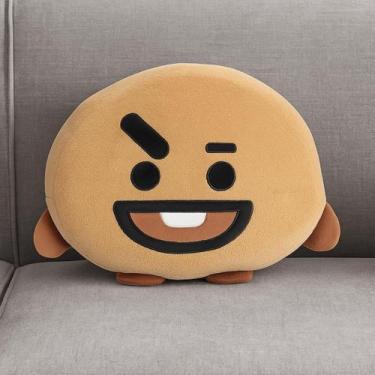 Imagem de Manta Almofada Infantil Personagens Pelúcia Kpop Coreano Bts BT21 Maci