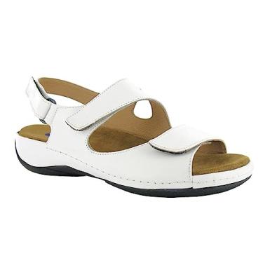 Imagem de New Wolky Sandália feminina Liana branca lisa 36, Branco liso