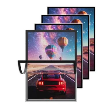 Imagem de Suporte magnético para letreiro 21 x 28 (preto) [pacote com 20])