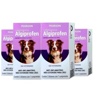 Imagem de 4 Algiprofen Anti-inflamatório 66mg Cães até 15Kg Pearson - Pearson Sa