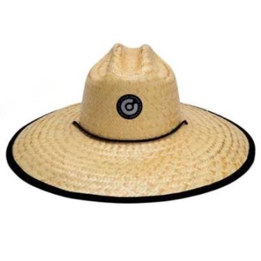 Imagem de Chapeu de Palha Carnauba Cordinha Regulavel Aba 10 cm Tropical Praia Verão Trabalho-Masculino