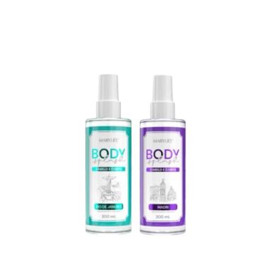 Imagem de Kit 2 Unid. Body Splash Mary Life 200ml Perfume Cabelo e Corpo Feminina Aromas Marcantes Bio Instinto(Rio de Janeiro+ Madri)