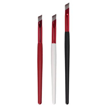 Imagem de CUOFYUNL 3pcs pincel de sobrancelha angular profissional multifuncional maquiagem pincel de sobrancelha angular para cosméticos