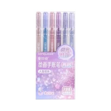 Imagem de Conjunto De Canetas Gel Com Efeitos De Glitter 6/88 Cores 1.0mm Para P