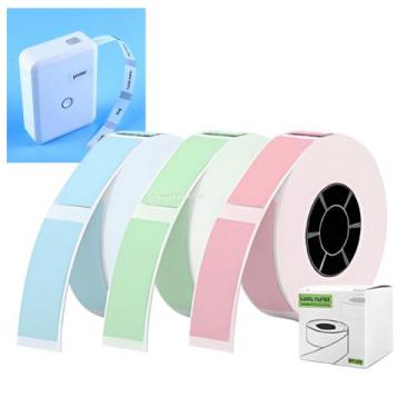 Imagem de Etiquetas Térmicas Adesivas 14x40mm 160 Unidades por Rolo, Ideal P/ Im