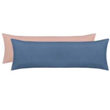 Imagem de Kit 2 Fronhas Super Body Pillow Acetinado 50X145Cm Altenburg