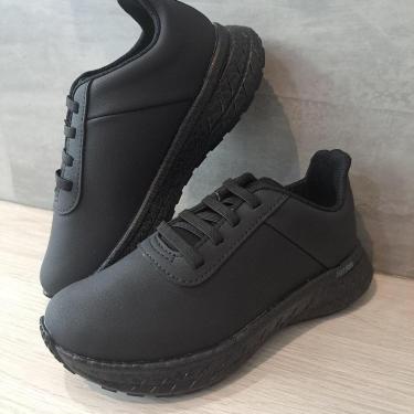 Imagem de Tênis Infantil Meninos Molekinho 2866.105 Escolar - Preto-Masculino