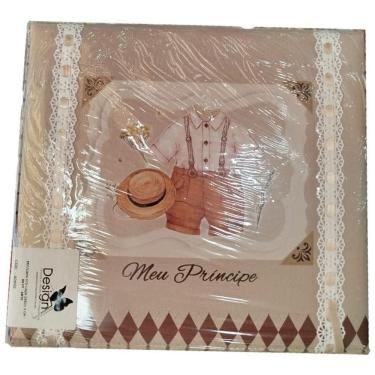 Imagem de Estojo + Álbum Meu Príncipe 80 Fotos 15X21 Design - A0855