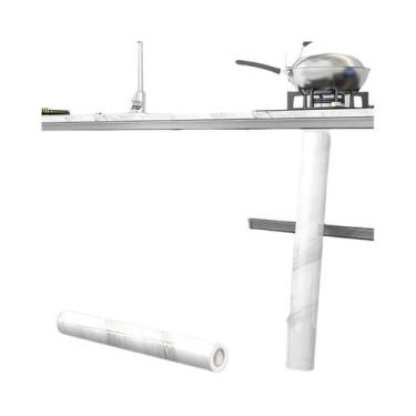 Imagem de Papel De Parede Autoadesivo DIY De Mármore 55cm Impermeável E À Prova 