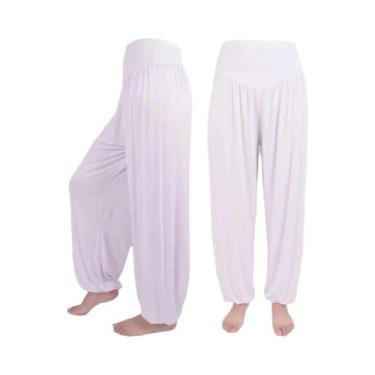 Imagem de Calças De Yoga Harem De Cintura Alta E Largas Para Mulheres, Roupas Pa