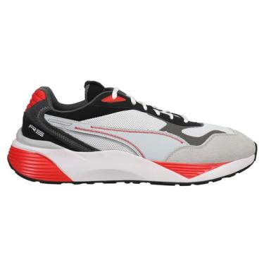 Imagem de Puma Tênis masculino Rs-Metric, Branco e vermelho de alto risco, 39