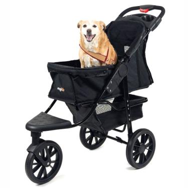 Imagem de Carrinho de passeio para Pet, animal de estimação, cachorro, cão, gato de grande porte até 25 Kg