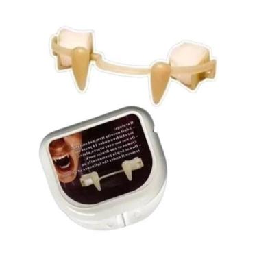 Imagem de Dentes De Vampiro Retráteis, Dentes De Zumbi Para Decoração De Festa D
