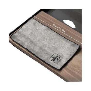 Imagem de Toalha De Chá De Algodão E Linho Espessada, Absorvente De Água, Pano P