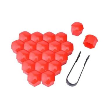 Imagem de Capas Protetoras Antiferrugem Para Porcas De Roda De Carro 20 Peças, C