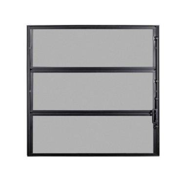 Imagem de Janela Basculante 1 Secção Vidro Mini Boreal 60x40cm Ecosul Esquadrisu